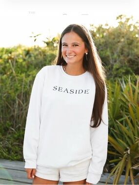 Seaside sweatshirt white